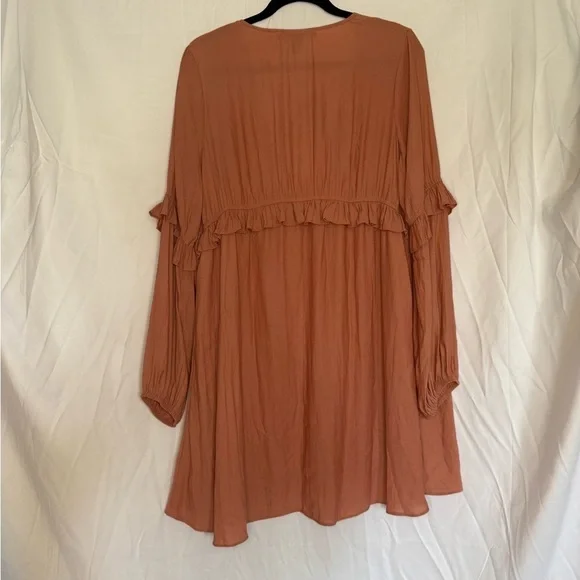 Forever 21 Rust Babydoll Dress – Size XL - Picture 3 of 5